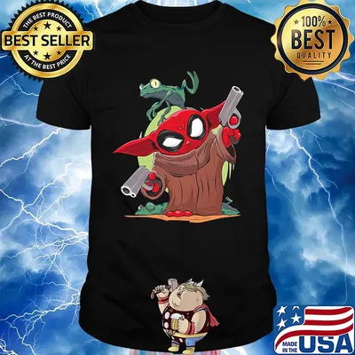 Baby yoda spiderman and frog shirt