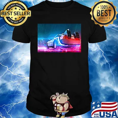 Back to the future movie light shirt
