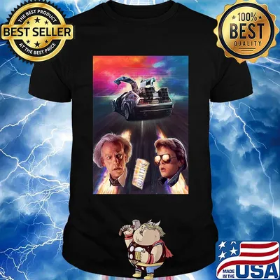 Back to the future movie outa time shirt