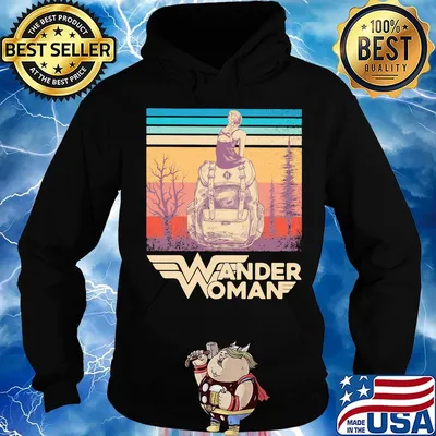 Bag wonder woman vintage retro s Hoodie