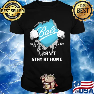 Ball I can't stay at home Covid-19 2020 superman shirt