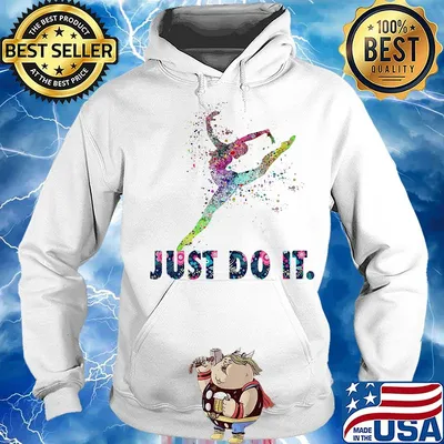 Ballet just do it flowers s Hoodie