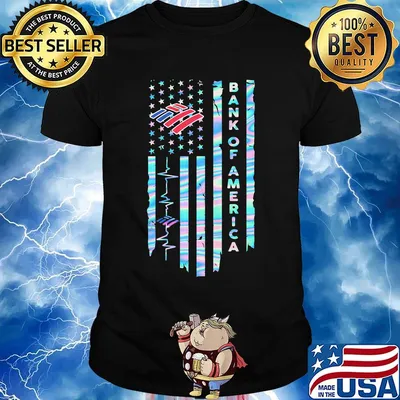 Bank of America American flag shirt