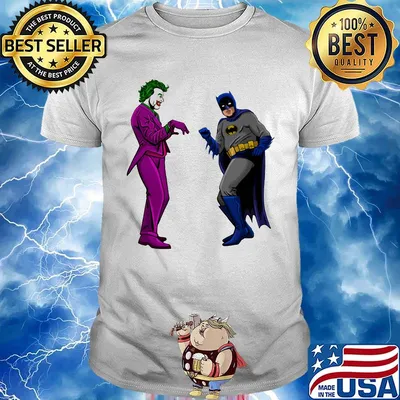 Batman vs. The joker split shirt