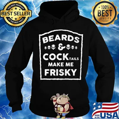 Beards and cock tails make me frisky Skull s Hoodie