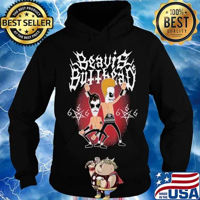 Beavis and butthead rock band s Hoodie