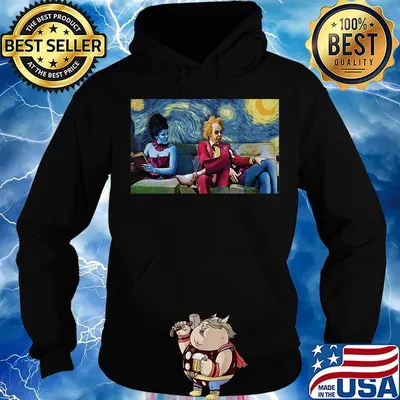Beetlejuice michael keaton starry night poster s Hoodie