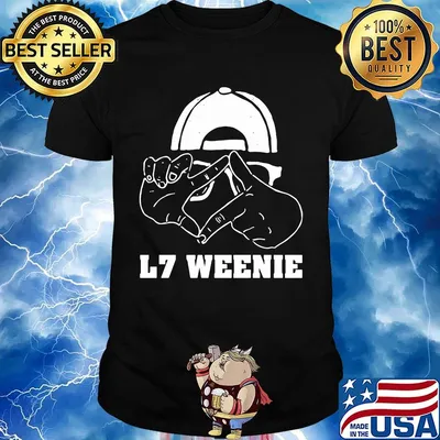Black L7 weenie classic shirt