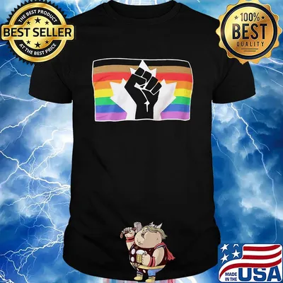 Black Lives Matter LGBT Flag Shirt