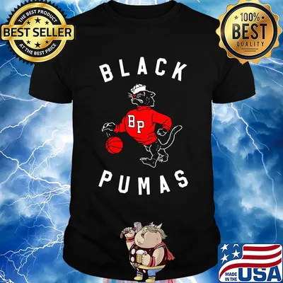 Black pumas basketball player shirt