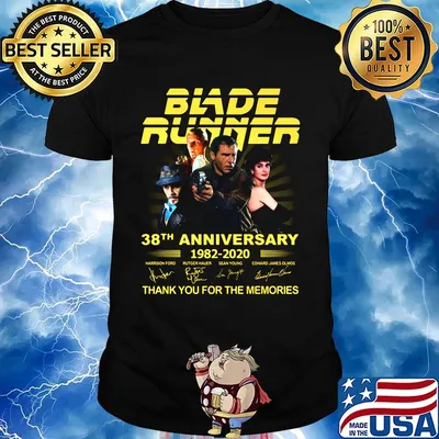 Blade runner 38th anniversary 1982 2020 thank you for the memories signatures shirt
