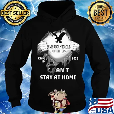 Blood insides american eagle outfitters covid-19 2020 i can't stay at home s Hoodie