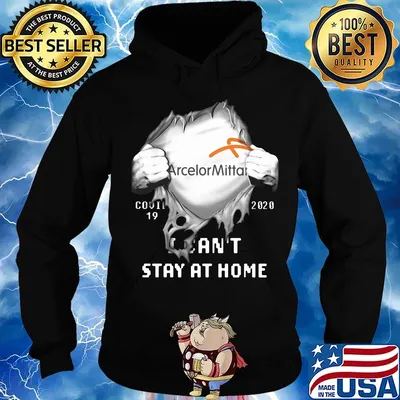Blood insides arcelormittal covid-19 2020 i can't stay at home s Hoodie