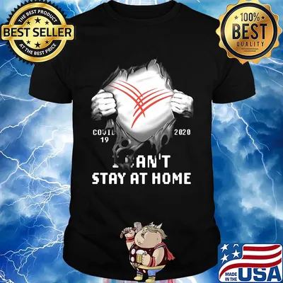 Blood insides cardinal health covid-19 2020 i can't stay at home shirt