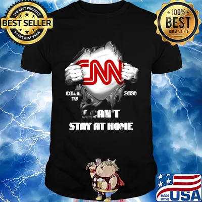 Blood insides cnn covid-19 2020 i can't stay at home shirt