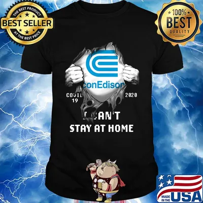 Blood insides con edison covid-19 2020 i can't stay at home shirt