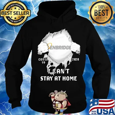 Blood insides enbridge covid-19 2020 i can't stay at home s Hoodie