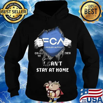 Blood insides fca chrysler automobile covid-19 2020 i can't stay at home s Hoodie