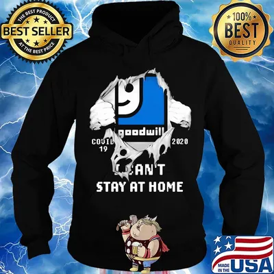 Blood insides goodwill covid-19 2020 i can't stay at home s Hoodie