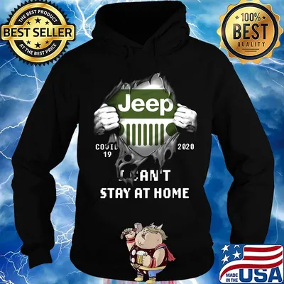 Blood insides jeep covid-19 2020 i can't stay at home s Hoodie