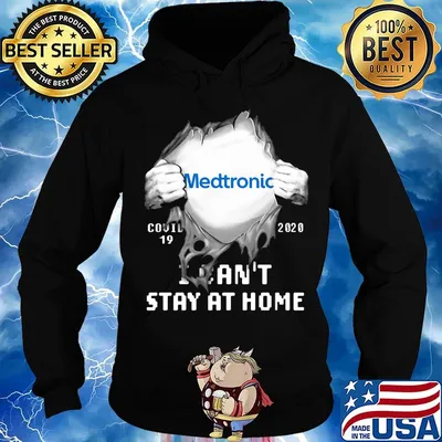 Blood insides medtronic covid-19 2020 i can't stay at home s Hoodie