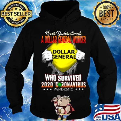 Blood insides never underestimate a dollar general worker who survived 2020 coronavirus pandemic s Hoodie