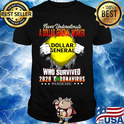 Blood insides never underestimate a dollar general worker who survived 2020 coronavirus pandemic shirt