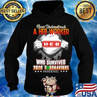 Blood insides never underestimate a heb worker who survived 2020 coronavirus pandemic s Hoodie