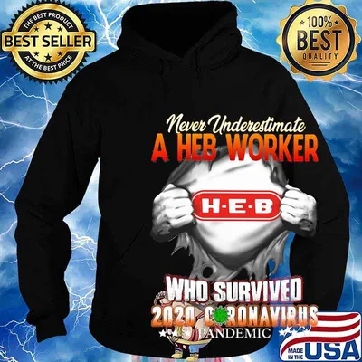 Blood insides never underestimate a heb worker who survived 2020 coronavirus pandemic s Hoodie