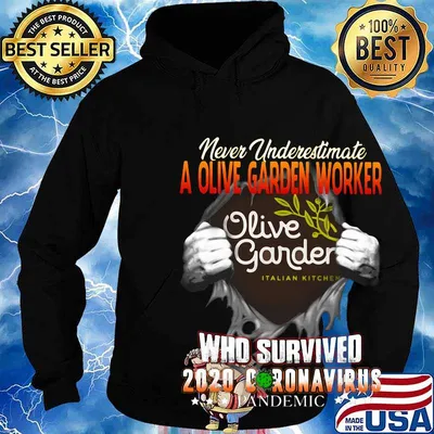 Blood insides never underestimate a olive garden worker who survived 2020 coronavirus pandemic s Hoodie