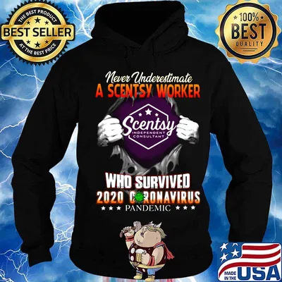 Blood insides never underestimate a scentsy worker who survived 2020 coronavirus pandemic s Hoodie