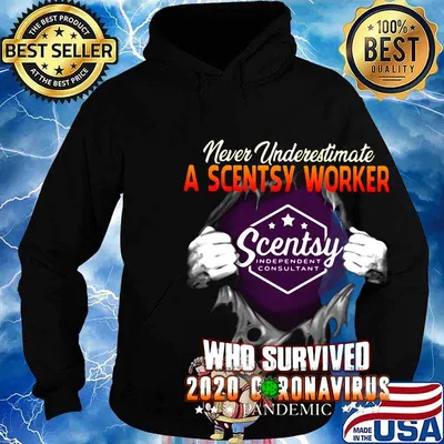 Blood insides never underestimate a scentsy worker who survived 2020 coronavirus pandemic s Hoodie