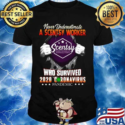 Blood insides never underestimate a scentsy worker who survived 2020 coronavirus pandemic shirt