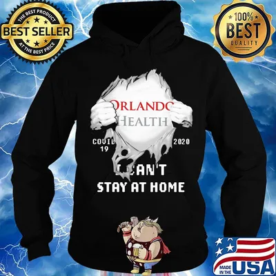 Blood insides orilando health covid-19 2020 i can't stay at home s Hoodie