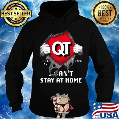Blood insides qt covid-19 2020 i can't stay at home s Hoodie