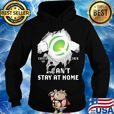 Blood insides queen green covid-19 2020 i can't stay at home s Hoodie