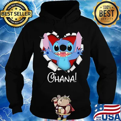 Blood insides stitch ohana heart s Hoodie