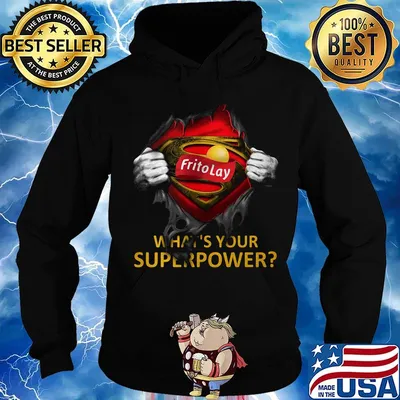 Blood insides superman frito lay what's your superpower s Hoodie