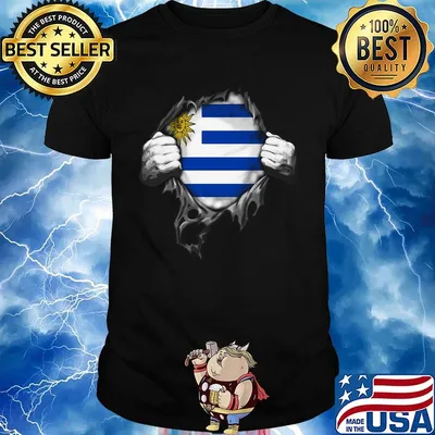 Blood insides vanuatu flag shirt