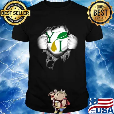Blood insides young living logo shirt