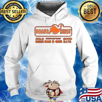 Boars nest cold world's best tasting good beer bar b que eats s Hoodie