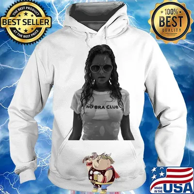 Box girl no bra club s Hoodie