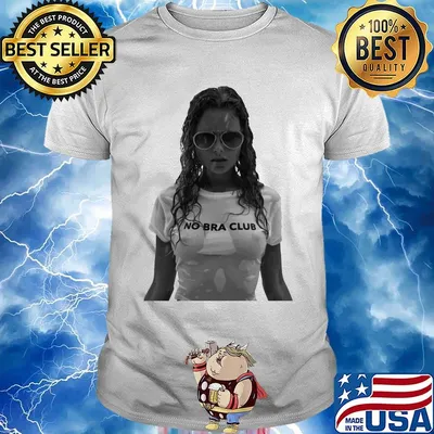 Box girl no bra club shirt