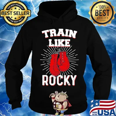 Boxing train like rocky s Hoodie