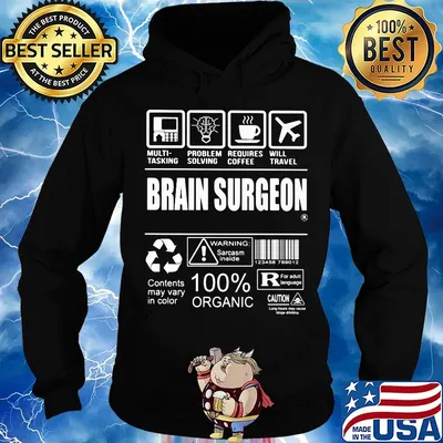 Brain surgeon multi tasking problem solving requires coffee will travel s Hoodie
