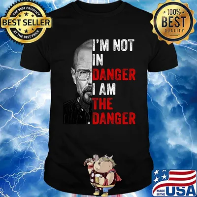 Breaking bad i'm not in danger i am the danger shirt