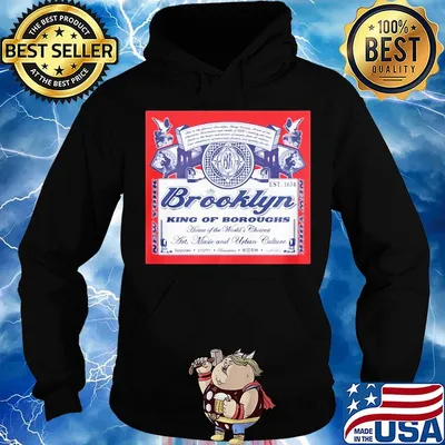 Brooklyn king of boroughs home of the world's choiees art music and urban culture s Hoodie