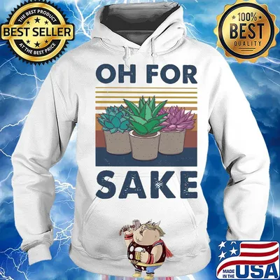 Cactus oh for sake vintage retro s Hoodie