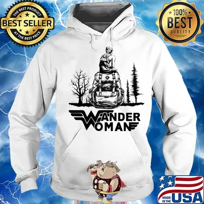 Camping wonder wander woman s Hoodie