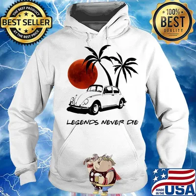 Car legends never die sunset s Hoodie